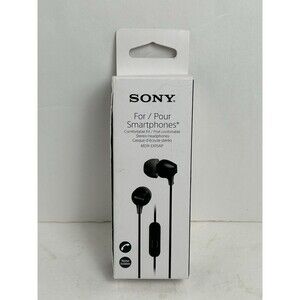 SONY Stereo Headphones for Smartphones Black
